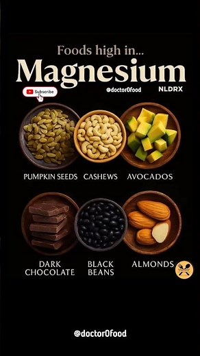 Magnesium Rich Foods for Better Health | Natural Sources of Magnesium #healthylifestyle #healthydiet