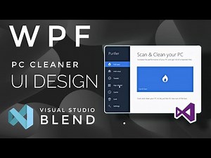 WPF Tutorial : UI Design in Visual Studio Blend 2015 | PC CLEANER