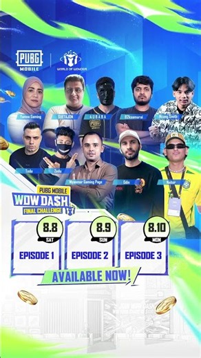 PUBG MOBILE | The WOW DASH final race is available now
