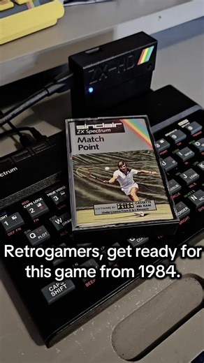 Amazing ZX Spectrum Tennis Game from 1984