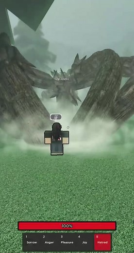 Emotion Art: Hatred Dragons in Roblox Demonslayer