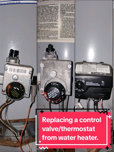 Replacing a Control Gas Valve in a Water Heater