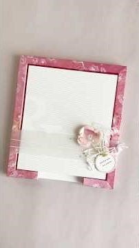 Anleitung: Offene Shadow Box für Notizblöcke in 15 x 17,5 cm