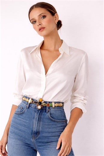 Beaded Fashion Belt, Metal Chain Belt - Etsy