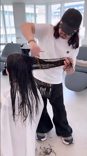 みんながやりたいあの髪型✂︎ロングのハイレイヤーカット✂︎ぜひチャレンジしてみてほしい☆ #ウルフカット #レイヤードカット #レイヤーカット #ハイレイヤーカット