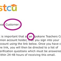 STCU warns members of phishing email scam