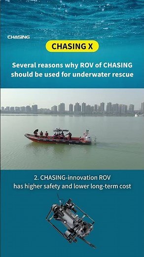 Why you should use CHASING underwater robots for emergency rescue?