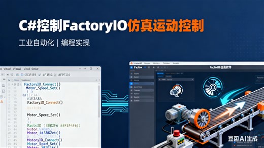 C#控制FactoryIO仿真运动控制