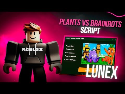 Plants Vs Brainrots Script *NO KEY* - Auto Farm, Auto Buy, Instant Kill, Auto Kill, Dupe & More