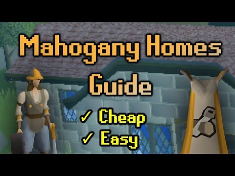 Mahogany Homes Quick Guide OSRS - Construction Training