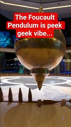 The Foucault Pendulum is a wrecking ball of physics vibes