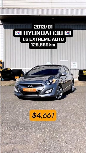 ❌ SOLD OUT ❌Ready for Sale: 2013/01 HYUNDAI i30 1.6 EXTREME AUTO • 126,689 km • $4,661