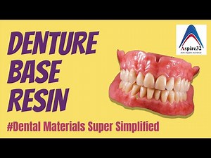 Denture Base Resin | Dental Materials | Super Simple