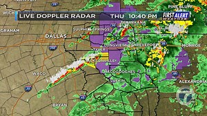 Here is the latest Radar Loop from your First Alert Weather Center. Storms continue to move through East Texas tonight. Movement continues to be toward the East at 35-40 mph. Isolated severe storms will remain possible throughout the next few hours, or until the cold front moves through East Texas. The Severe Thunderstorm Watch will remain in effect until Midnight tonight (Purple Counties). | Mark Scirto KLTV