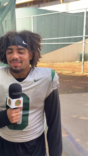 The last time Cam Barfield suited up in Las Vegas, he was celebrating a state championship with Bishop Gorman. Now, as a key part of the Hawai’i Rainbow Warriors backfield, he reflects on that memory and looks ahead to creating new ones in his hometown. 🎥🎤 @justinbaptiz #CamBarfield #HawaiiFB #BRADDAHHOOD #GoBows #AtThePEAK #LasVegasHomecoming #BishopGormanFootball #NCAAFB #GuavaPress | Guava Press Media