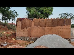 Poured Earth technology - Earthen structure