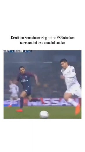 @sports_decodee_01 on Instagram: "The post recirculates Cristiano Ronaldo's iconic 2018 bicycle kick goal against PSG in the UCL Round of 16, scored through dense smoke from fan flares at Parc des Princes, quoting Borussia Dortmund's viral 2024 "Define aura" tweet to highlight its mythic quality. In Real Madrid's 2-1 win (5-2 aggregate), Ronaldo's 83rd-minute strike eliminated a star-studded PSG side featuring Neymar and Mbappé, demonstrating his elite timing and power despite near-zero visibili
