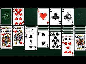 How to Play Solitaire (Full Game Example)