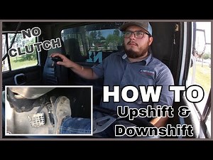 how to upshift and downshift without the clutch floating gears