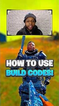 How to use WEAPON BUILD CODES in warzone! 😱