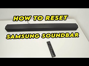 How to factory Reset Your Samsung Soundbar - 3 Ways