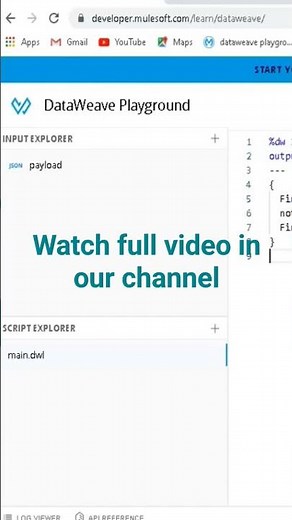 #mulesoft #Dataweave transformations in detail Mule Soft #realtime #project #training #mule4