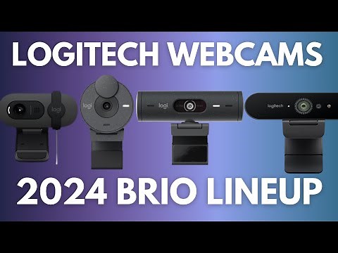 Logitech webcam comparison ( BRIO 100 / 300 / 500 / 4K )