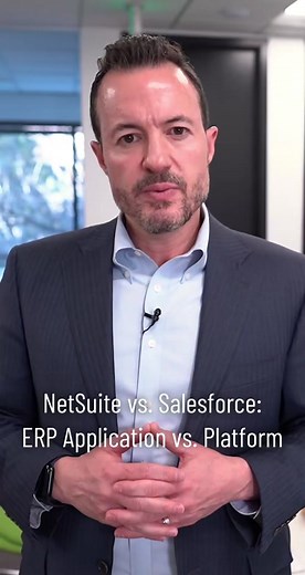 When comparing NetSuite and Salesforce, it helps to understand the difference between deploying an ERP application vs a platform. #netsuite #oraclenetsuite #salesforce #erpsystem #erpsoftware #digitaltransformation #digitalstrategy #informationtechnology #crm #fyp #fypシ @netsuite @salesforce
