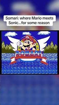 Somari: where Mario meets Sonic…for some reason. #nes #nintendo #retrogaming #gaming #videogames