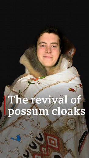 70K views · 651 reactions | "Possum skin cloaks tell our story." The Aboriginal cultural tradition of using possum skin cloaks to express identity was almost lost after colonisation - but it's now making a comeback. https://bbc.in/2UVPEro | BBC News | Facebook