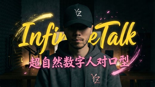 「ComfyUI」InfiniteTalk超自然数字人对口型应用分享、支持单人多人