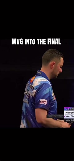MvG Reaches Final of the 2025 World Darts Championship