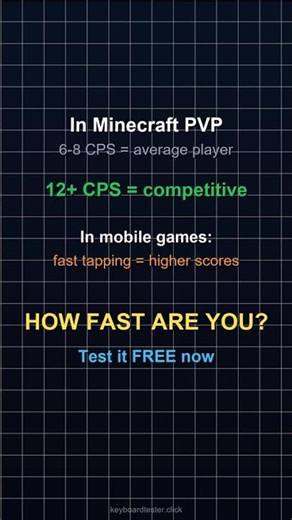 How FAST can you click? CPS Test FREE #shorts