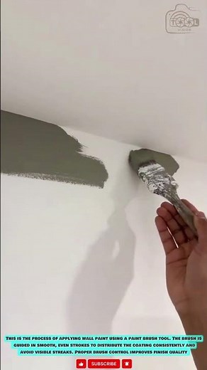 Pinselwerkzeug: Auftragen einer glatten Wandbeschichtung #Werkzeug #Werkzeuge