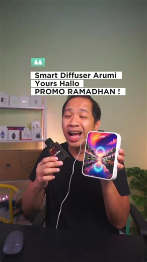 Arumi Yours Room Freshener Hallo smart diffuser Ramadhan promo