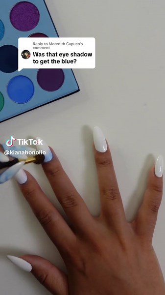 DIY Eyeshadow Nails Tutorial: Ombre & Aura Nails