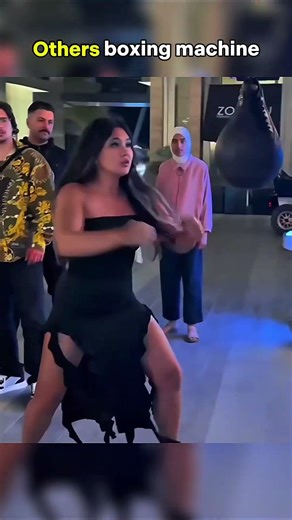 The most powerful punch at boxing machine