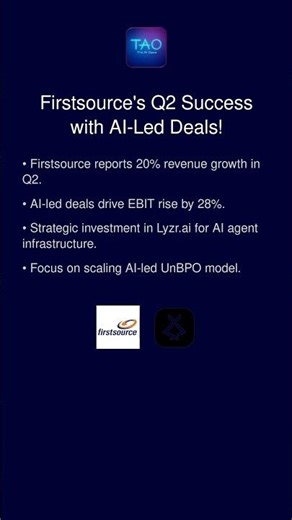 Firstsource's Q2 Success with AI-Led Deals!