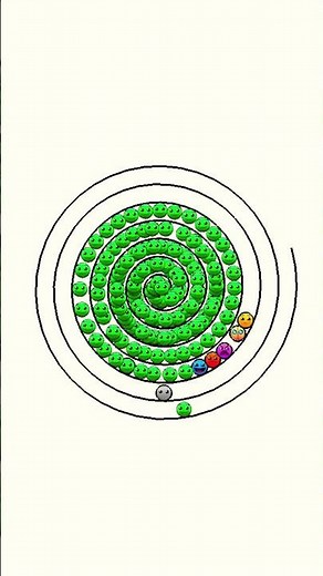 #satisfying #bouncingball #simulation #creativecoding