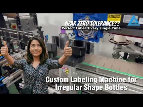 Custom Labeling Machine for Irregular Shape Bottle