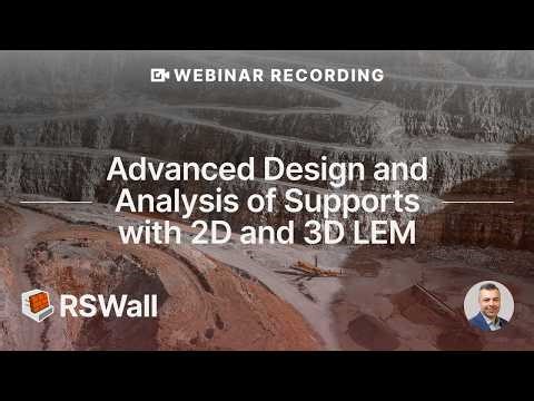 Webinar Recording - Advanced Design and Analysis of Supports with 2D and 3D LEM