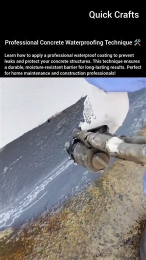 Professional Concrete Waterproofing Technique 🛠️