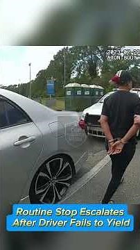 Routine Stop Escalates After Driver Fails to Yield