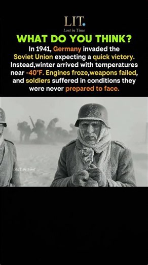 The Winter That Stopped Hitler ❄️ #history #facts