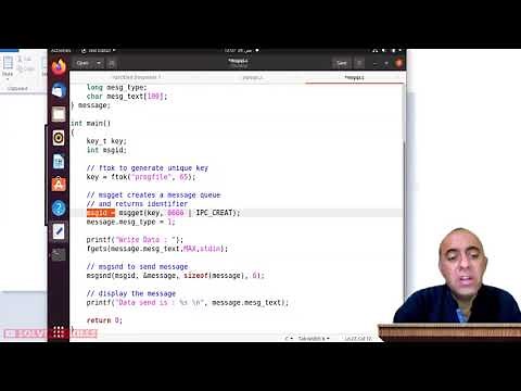 OS Message Queues IPC System Calls in C for Linux