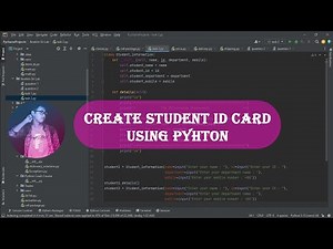 Create Student ID card using Python