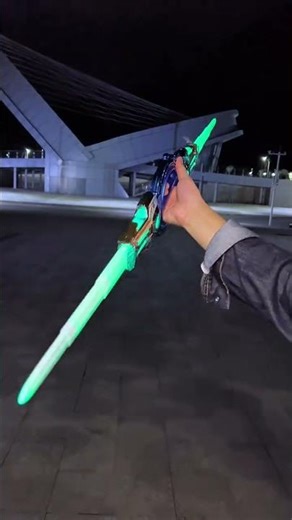So cool! My double-edged fire vortex lightsaber is awesome! #Lightsaber#Men's toys