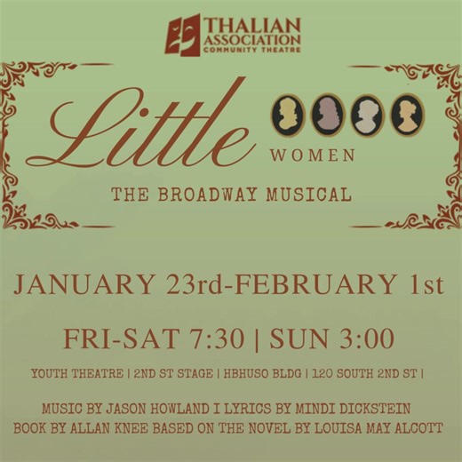 🎵 🎭 Tickets are ON SALE for Little Women–The Broadway Musical. Produced nationally and internationally, Little Women has been praised by critics for its ambition in adapting such a well-known story for the stage. This timeless, captivating story is brought to life in this glorious musical filled with personal discovery, heartache, hope and everlasting love. The original production starred the unparalleled Sutton Foster, who received Tony, Outer Critics Circle and Drama Desk nominations for her