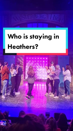 Revealing the 7 cast who are staying with Heathers 💙❤💛💚 #fyp #heathers