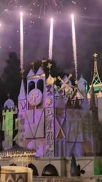 Halloween Screams Fireworks It's a Small World Facade projection highlight 3 Disneyland (10/26/2025)